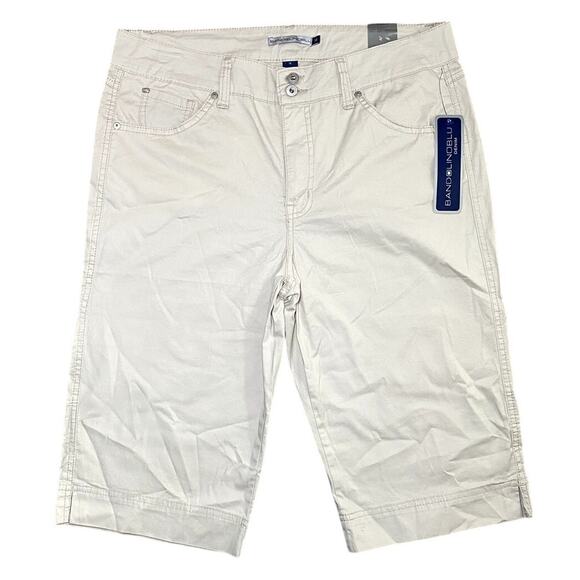 Bandolino Blu - Ivory Stretch Bermuda Shorts - Size 14 - Picture 1 of 12